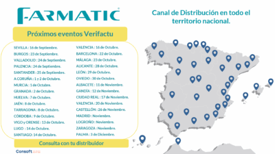 Eventos Verifactu Farmatic